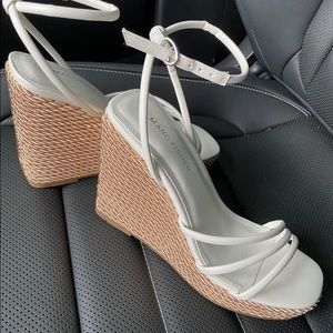 Marc Fisher white wedges